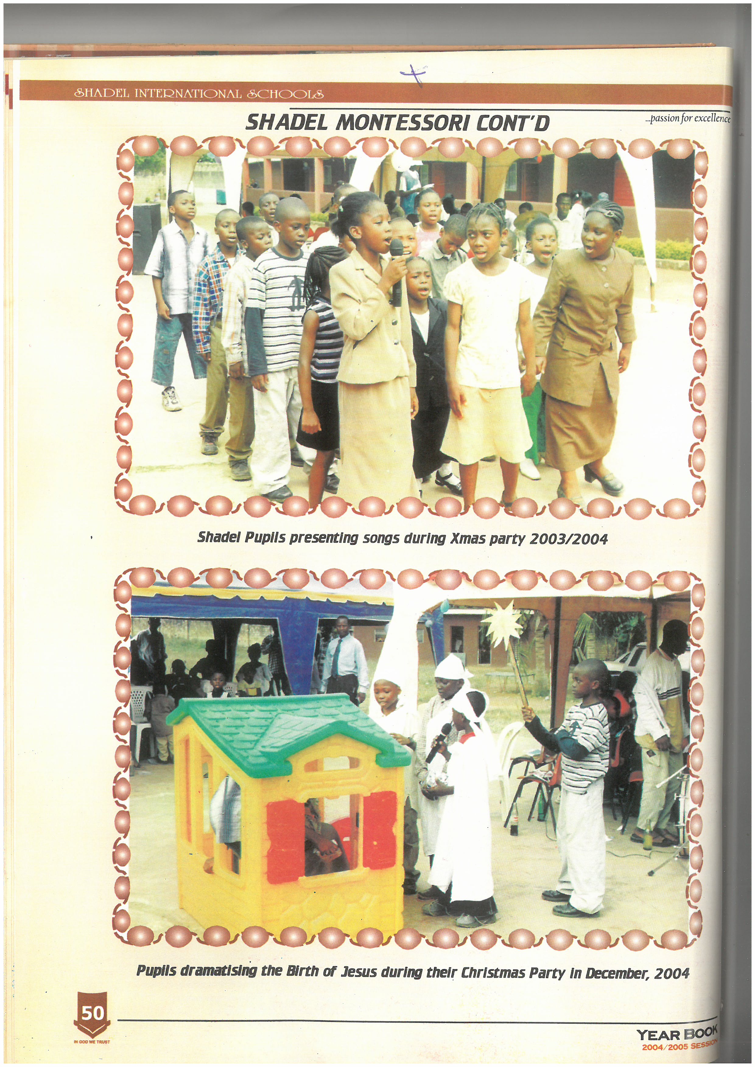 Montessori pupils in the library